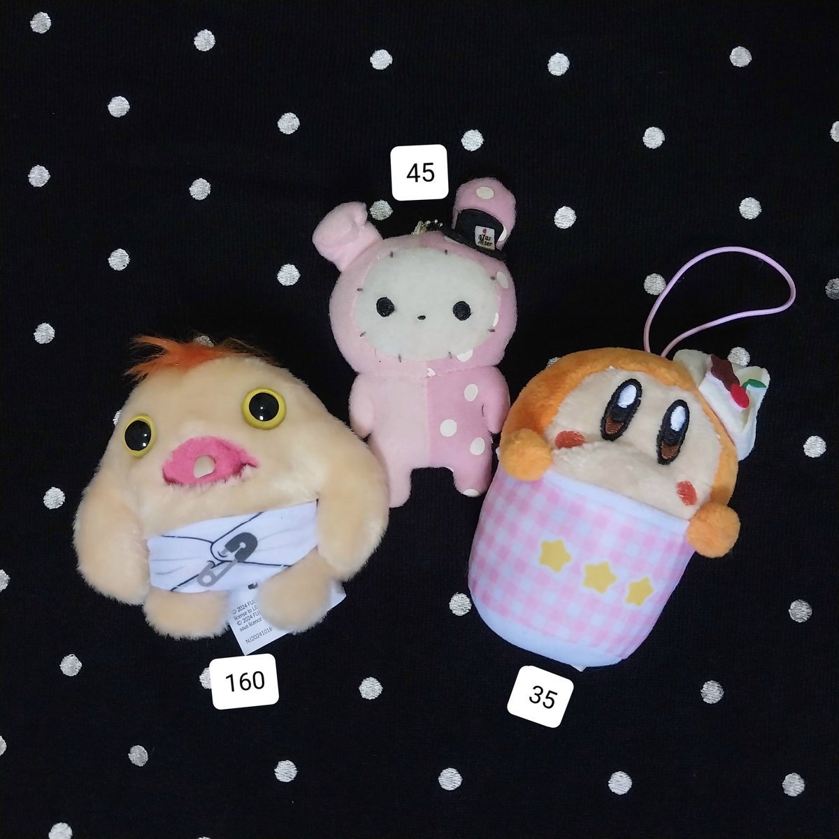 Charconne's tweet photo. wts fuggler baby s3 plush, keychain kirby waddle dee &amp; sentimental circus https://t.co/4NDqzMK3ZD