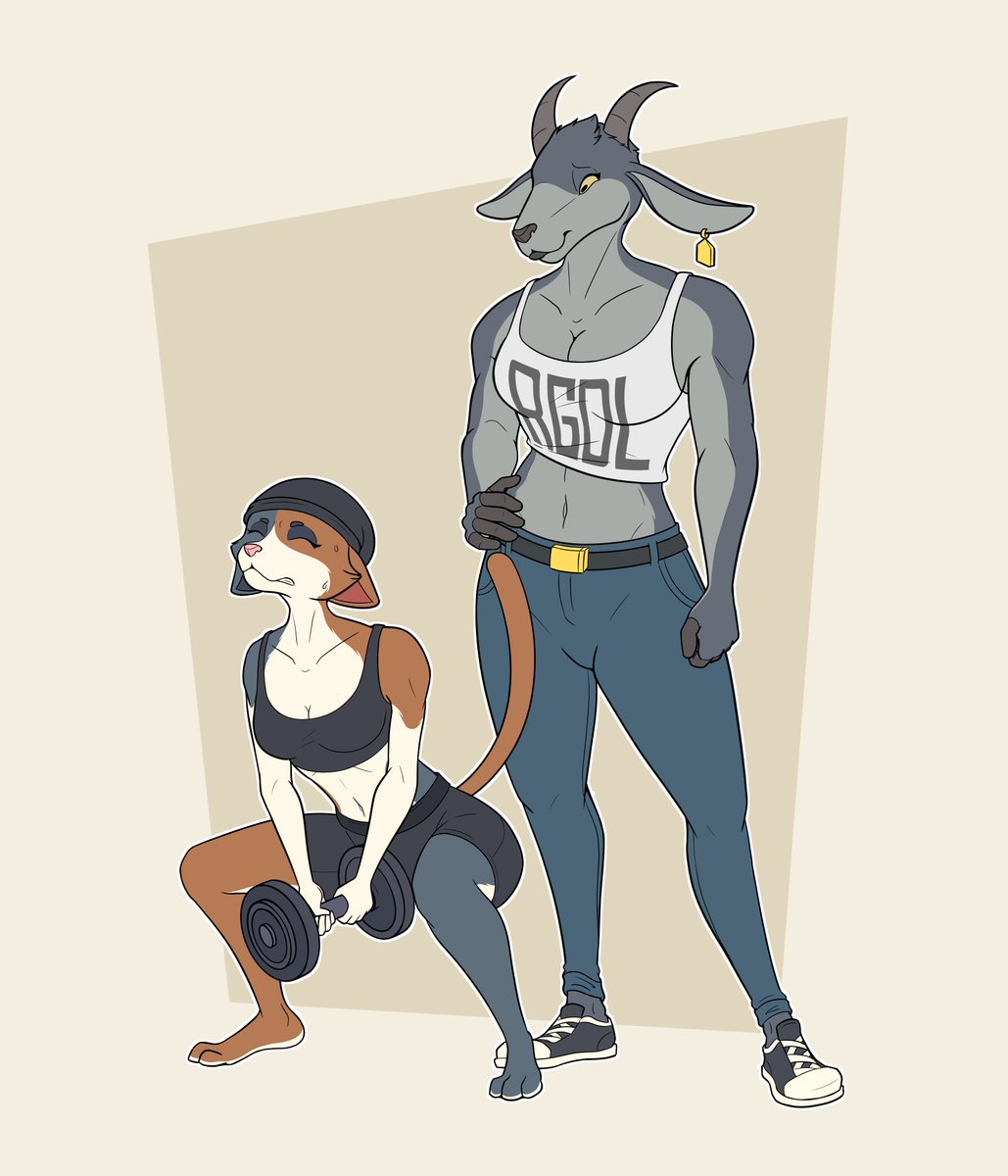 You Got It!... Almost There! 🏋️‍♀️

Commision For @/Vinomath_DA