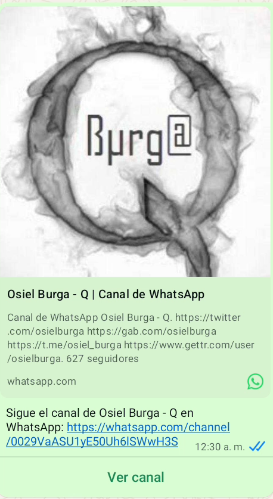 OsielBurga's tweet photo. Sigue el canal de Osiel Burga - Q en WhatsApp: https://t.co/WYljYu35E3 https://t.co/m6Jv6p1Yox