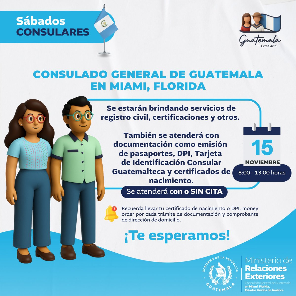 Consulado General de Guatemala en Miami, Florida (@consguatemiami) on Twitter photo 
