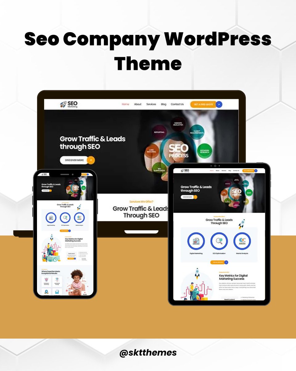 sktthemes's tweet image. SKT RankBoost – SEO Company WordPress Theme
Promote your SEO company with SKT RankBoost. Fast, modern, and conversion-ready.
sktthemes.org/shop/seo-compa…

#SEO #DigitalMarketing #WordPressTheme #OnlineBusiness #WebDevelopment #SearchEngine
