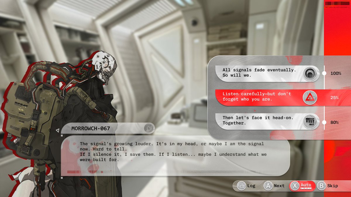 Vugged's tweet image. some UI for dialogue and chocies!

(Character Art from Nivanh Chanthara on Artstation. BG from Nick Stath on Artstation)

#UI #UIDesign #gameui #indiegame #GUI #UIArt