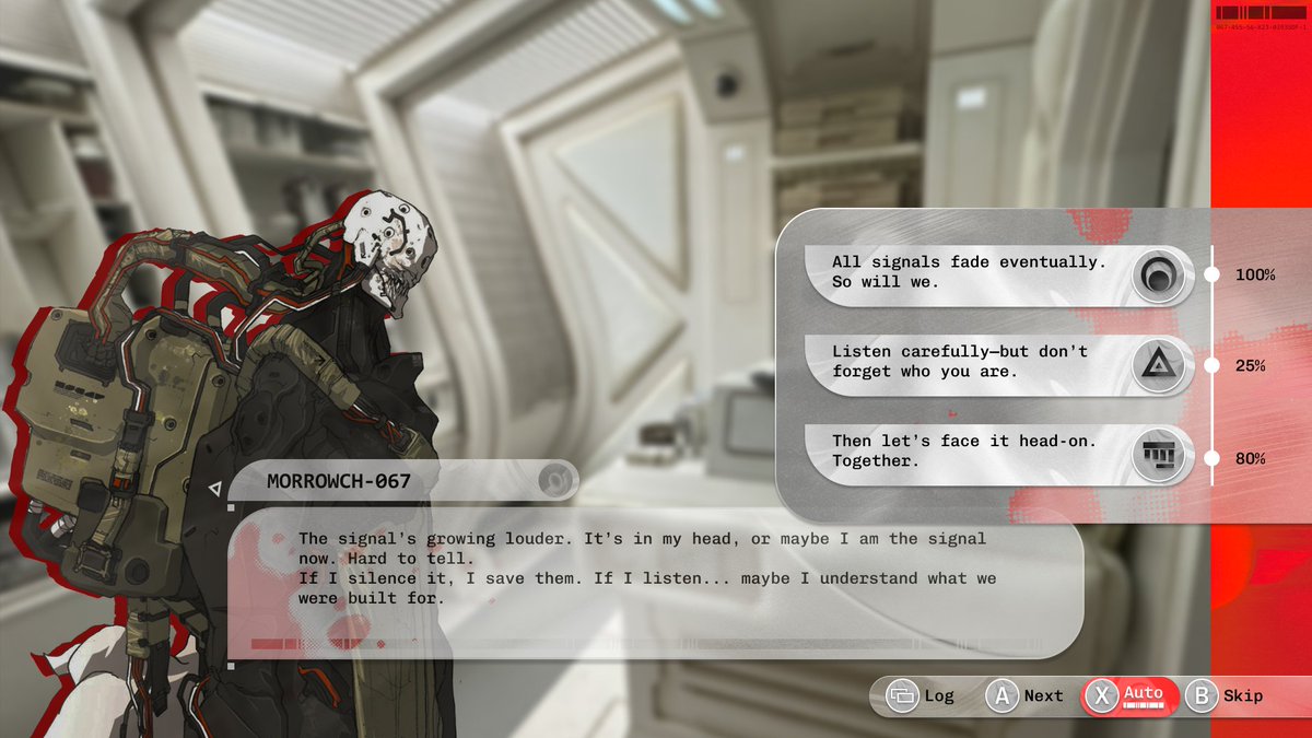 Vugged's tweet image. some UI for dialogue and chocies!

(Character Art from Nivanh Chanthara on Artstation. BG from Nick Stath on Artstation)

#UI #UIDesign #gameui #indiegame #GUI #UIArt