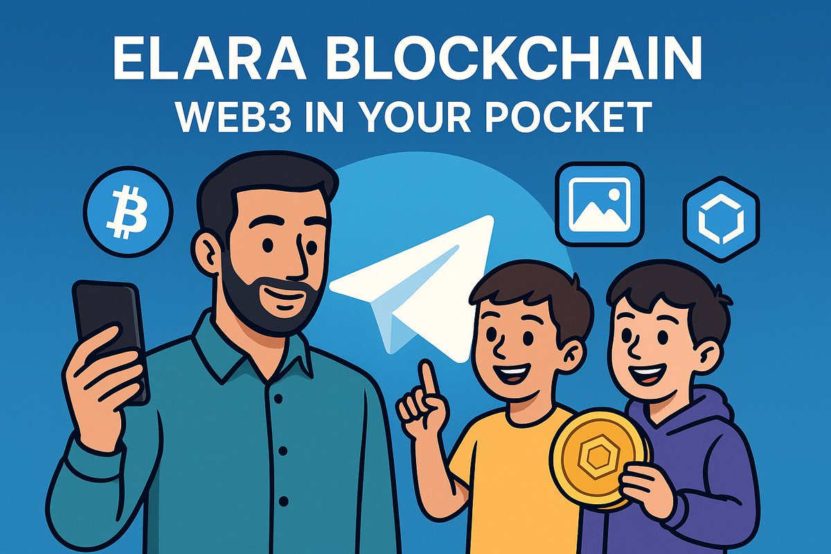 Hamza_st0's tweet image. Imagine sending crypto like sending a text.
No complex wallets, no gas confusion, no barriers.
Just open Telegram, launch Elara, and you’re on-chain in seconds.
That’s #Interchained innovation.

#ElaraInterchained #Web3MadeEasy #Telegram