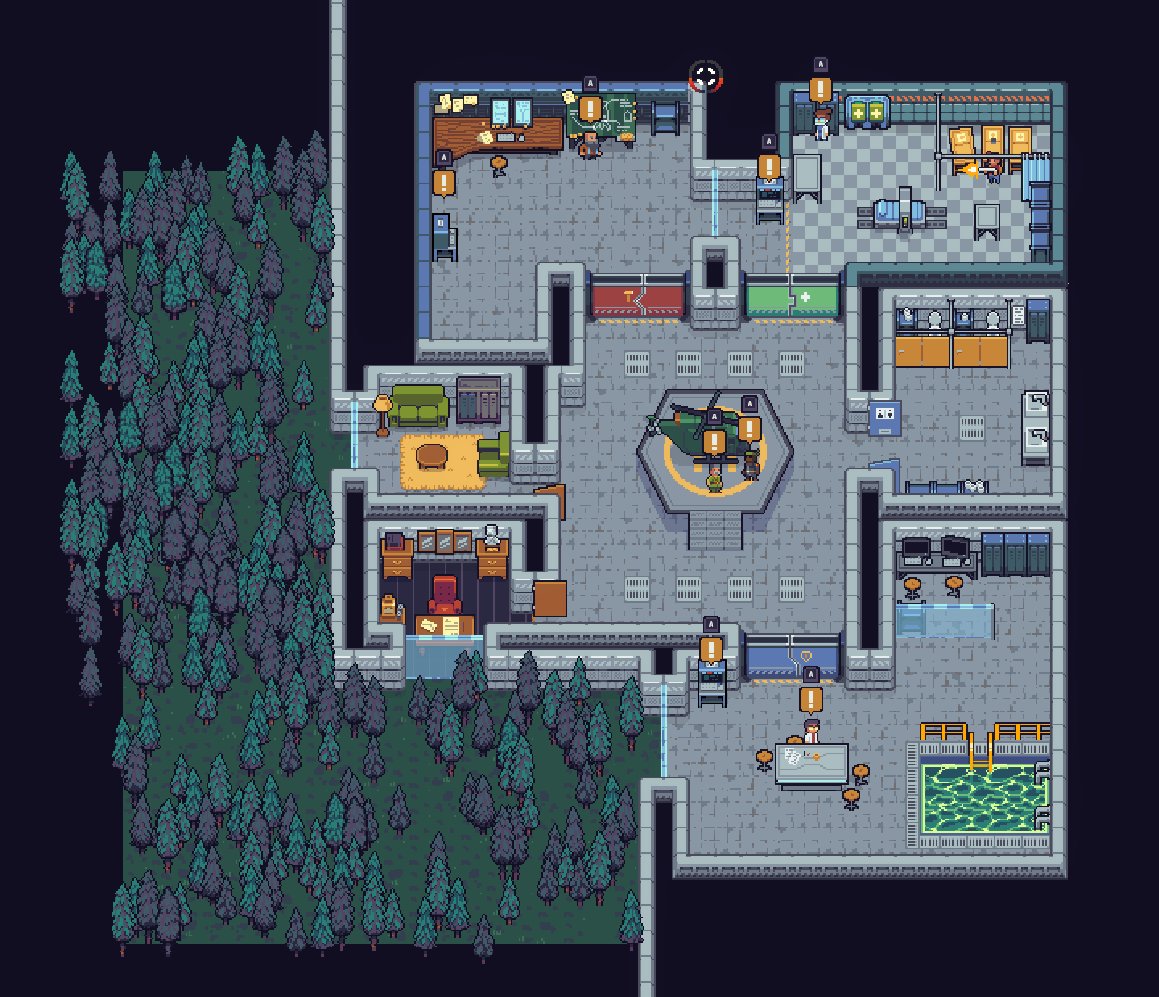 How HQ looks in the editor. 🎭
#indiedev #indiegame