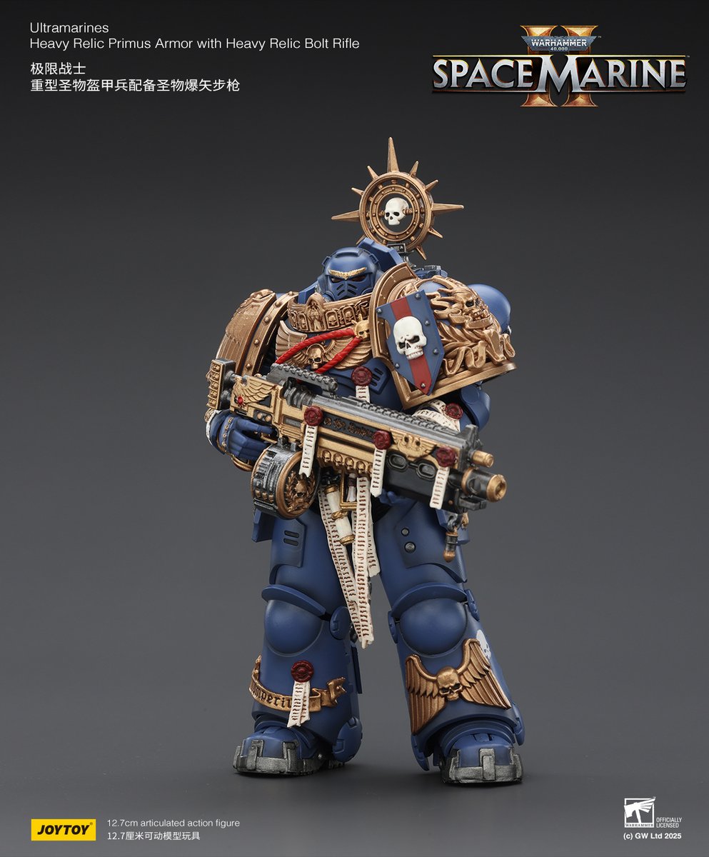 Joytoy_official's tweet photo. Ultramarines
Heavy Relic Primus Armor with Heavy Relic Bolt Rifle
#spacemarines #warhammer30k #warhammer40k #warhammercommunity #warhammer #joytoy #toyphotography #toy #toyphoto #actionfigure #actionfigures https://t.co/gtbuMbxemf