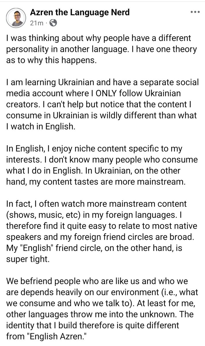 Azren the Language Nerd tweet media