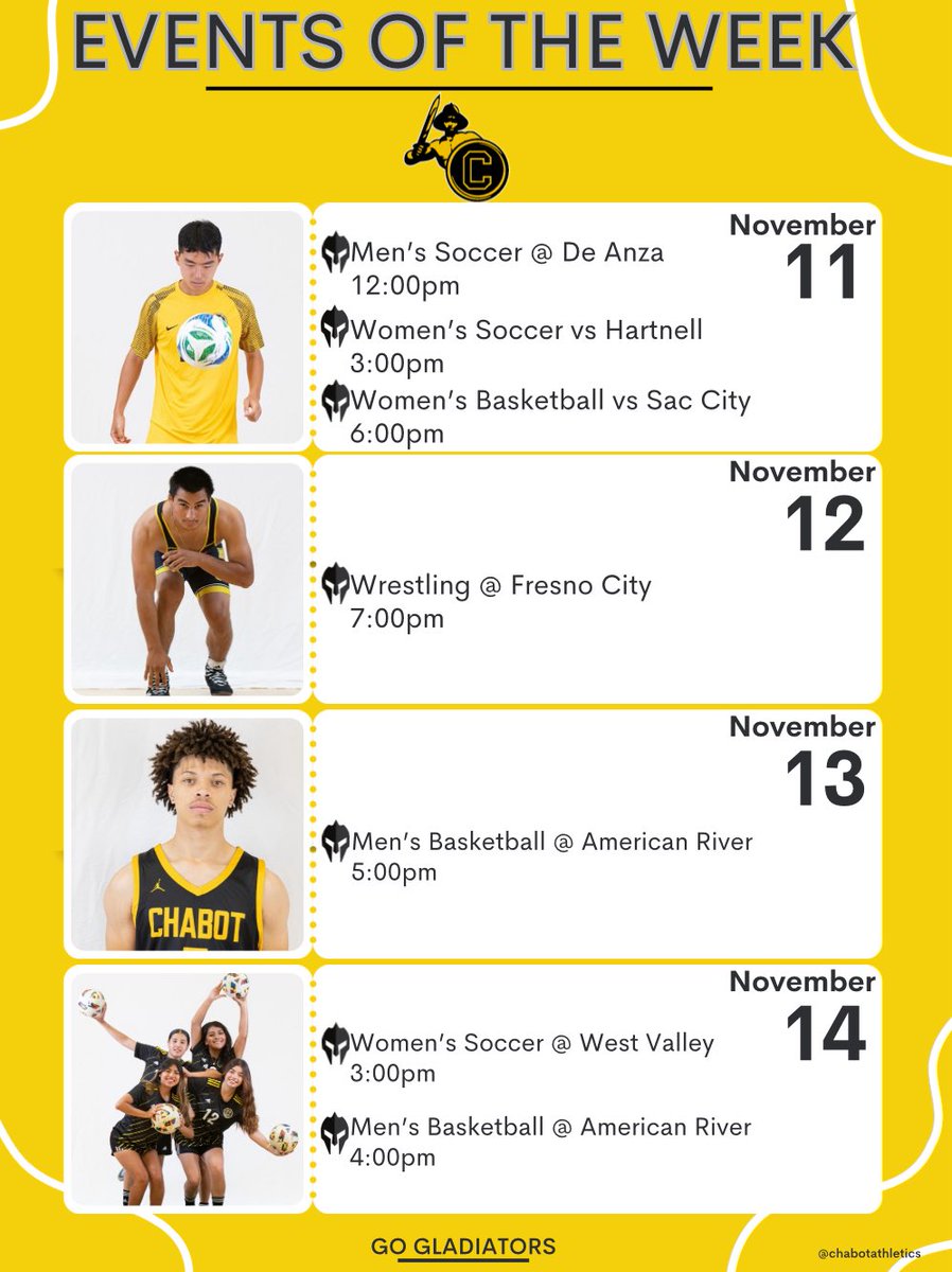 Chabot College Athletics tweet media