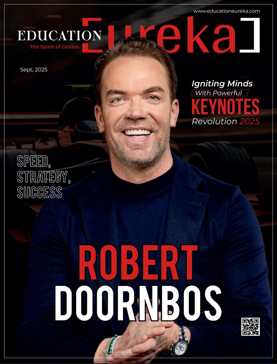 robertdoornboss's tweet image. Proud to be featured in the cover of Eureka Magazine as a international #keynote speaker 🏎️🏁🎙️

educationeureka.com/digital-versio…