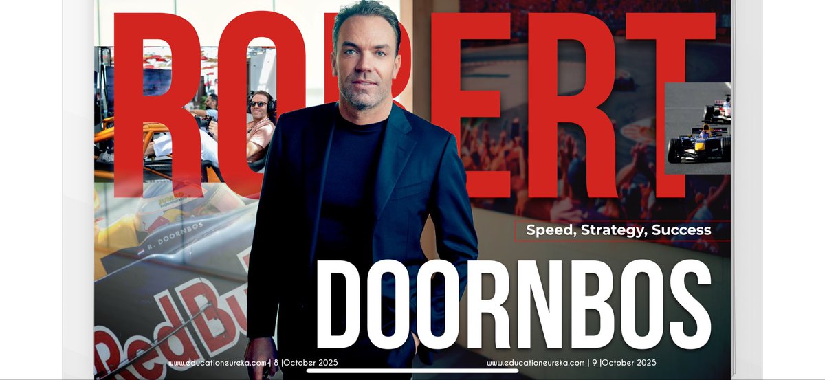 robertdoornboss's tweet image. Proud to be featured in the cover of Eureka Magazine as a international #keynote speaker 🏎️🏁🎙️

educationeureka.com/digital-versio…