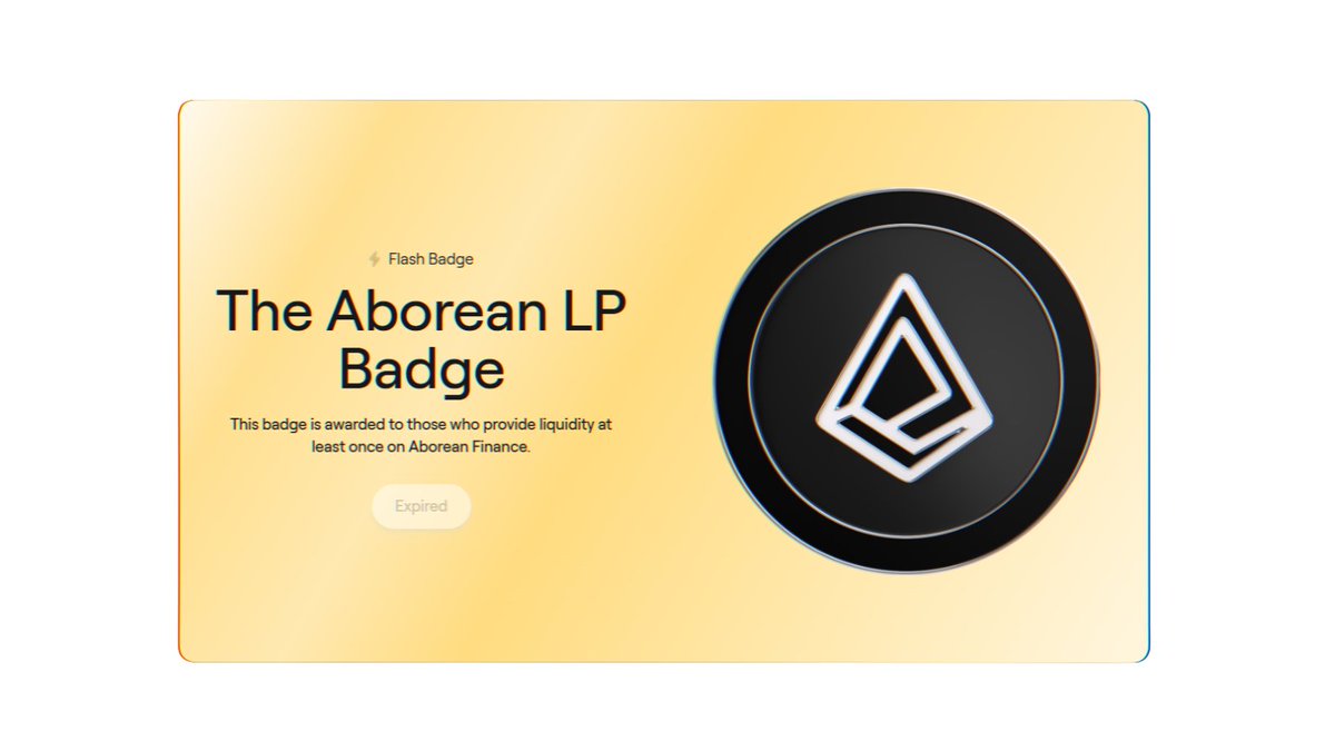 If you’re doing badges on <a href="/AbstractChain/">Abstract</a>, try to complete them at least 24–48 hours before the deadline.

Take 'Aborean LP Badge' as an example. On paper, it’s very simple to do: Add LP → Stake → Claim badge.

I did this around 8 hours before the deadline. But after adding LP