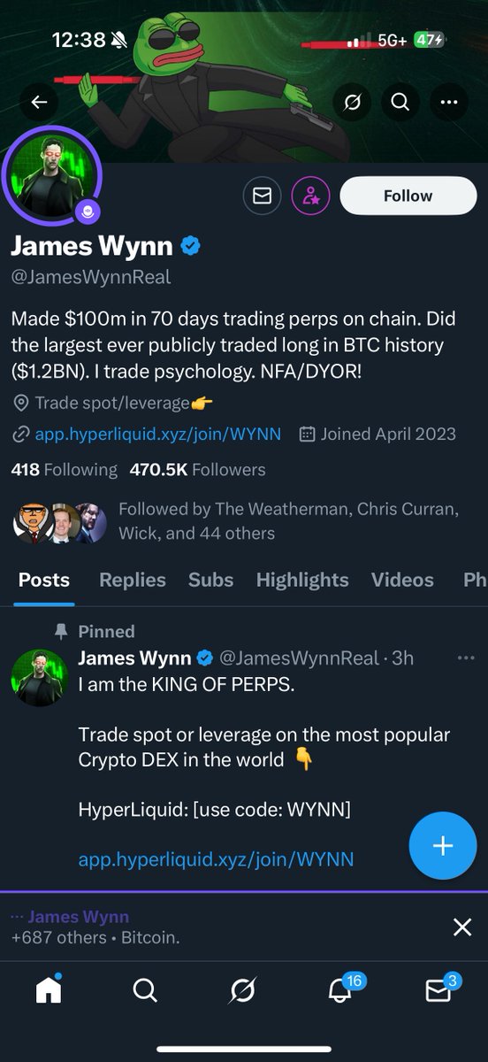 Why is anyone following this guy? He’s definitely a scammer IMO. If not, he’s going to be very poor 😂. <a href="/BitcoinRooster/">The bitcoin rooster</a> <a href="/girls_bitcoin/">Mel</a> <a href="/TeddyBitcoins/">Teddy Bitcoins</a> and lots of other friends; if it’s just for the entertainment, I get it.