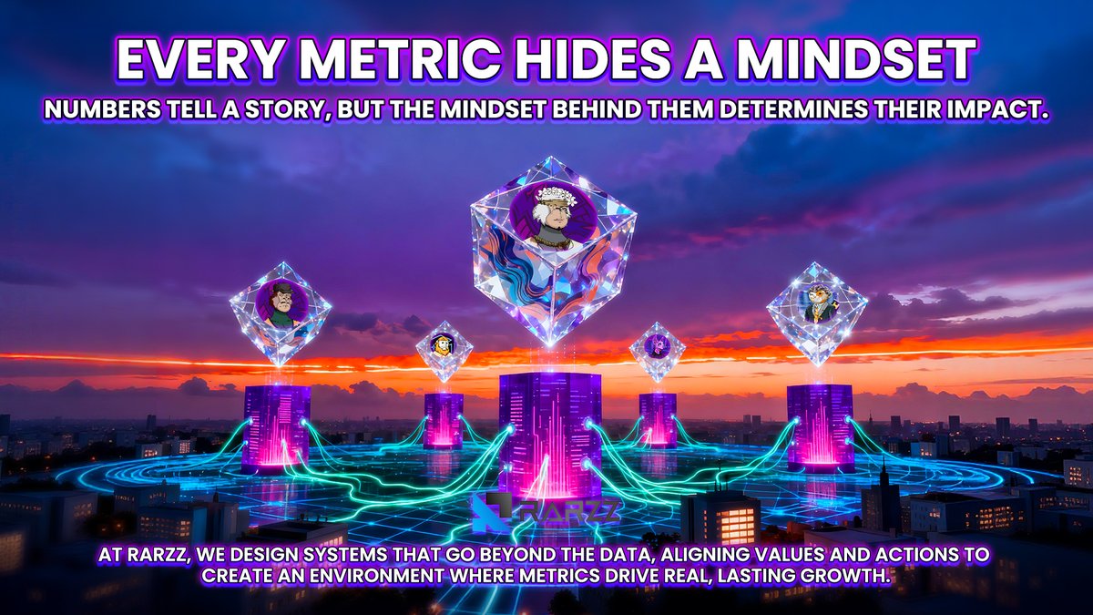 rarzz_1's tweet image. 📊 Metrics don’t just measure, they reflect mindset.
💡 Rarzz designs with purpose so every number has a reason.
📈 When intent meets action, results compound.

#Rarzz #NFTPlatform #DataDrivenGrowth #InvestorInsight #MindsetMatters