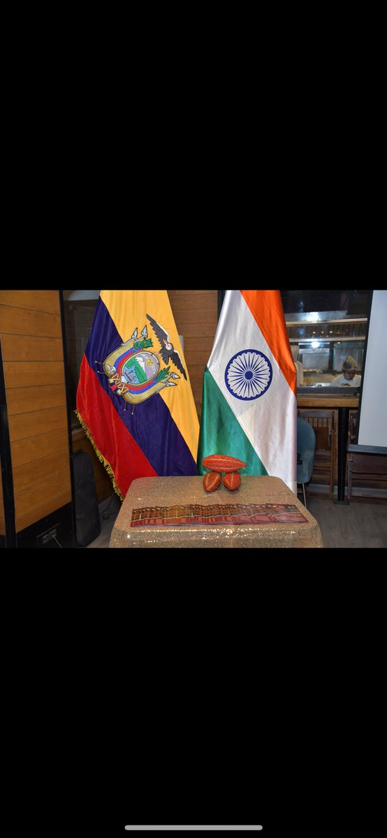 Embajada Ecuador India tweet media