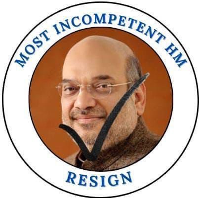 maninder811's tweet image. MOST INCOMPETENT HOME MINISTER

RESIGN
#AmitShahResign #HomeMinister #Incompetent #BJPFailsIndia