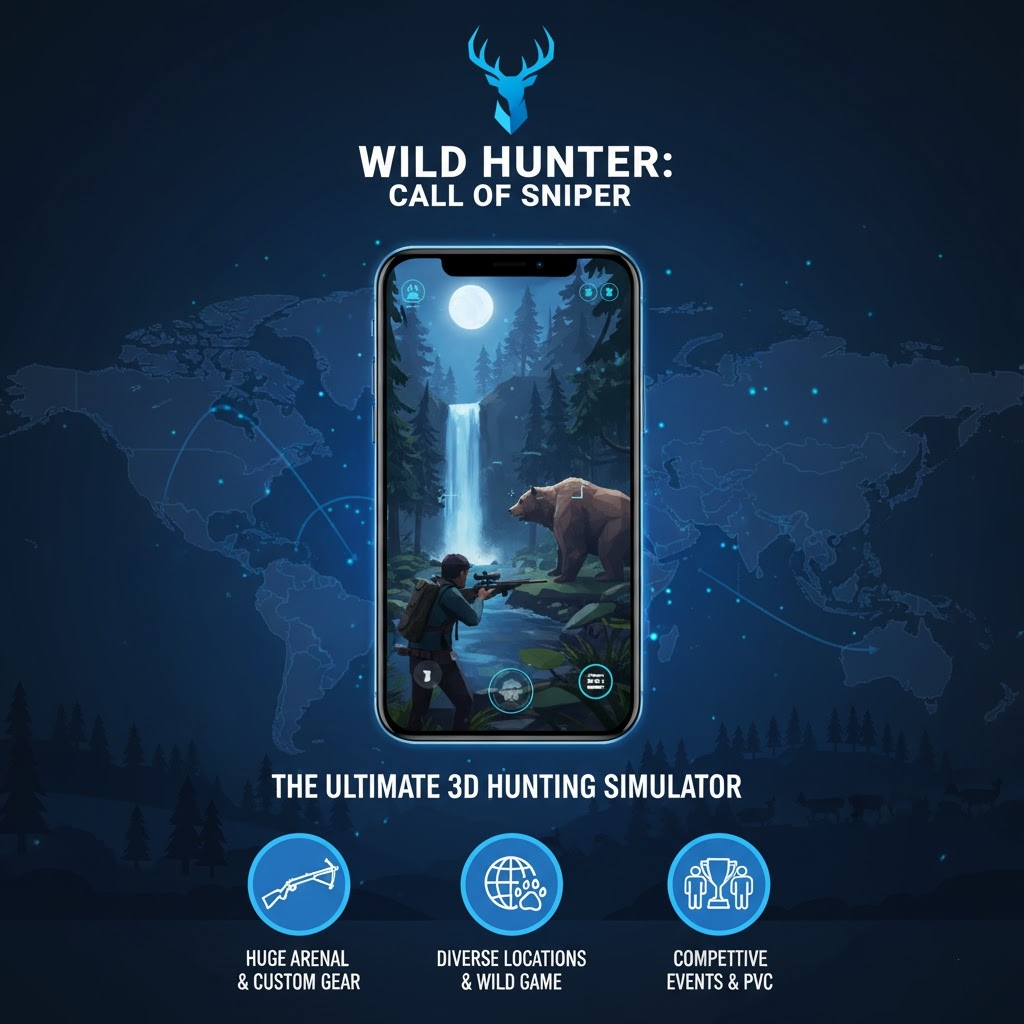 AitingGlobal's tweet image. 🌲 Ready for the ultimate hunt? 
🔫 Track, aim &amp;amp; survive in Wild Hunter! 
✅ Features:
🎯 Hunt like a pro

🌄 Epic wild landscapes 

🏹 Solo &amp;amp; multiplayer

🎯 Download → tinyurl.com/ytc68rbv
#WildHunterGame #HuntingAdventure #MobileGaming #SurvivalChallenge #AimAndShoot