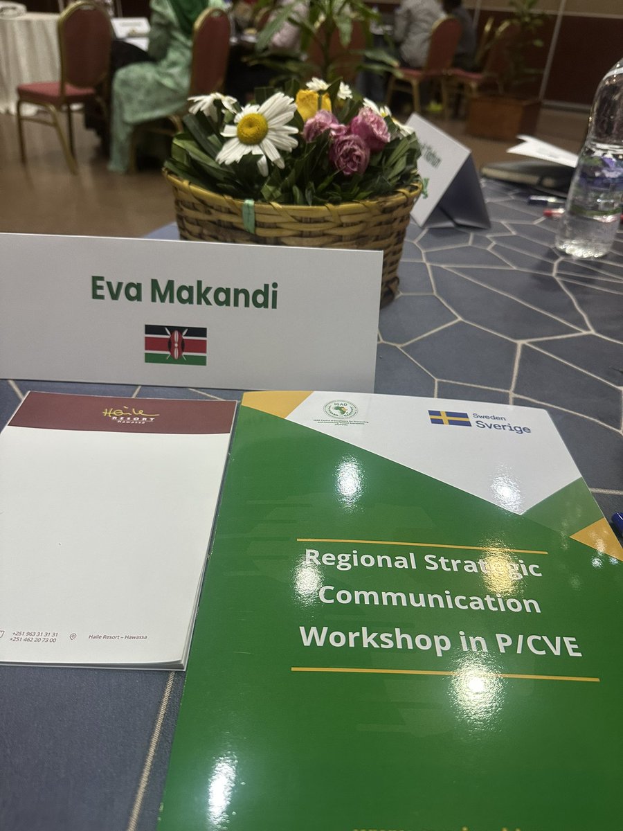 ✌🏽I stand for,
I’m commited to,
Promoting Peace in our beautiful IGAD Region and beyond🌍
Thank you <a href="/IGAD_CEPCVE/">ICEPCVE</a> for empowering us youth and local CSOs to lead this change. 🕊️

#Youth4PCVE 
#CSOs4PCVE