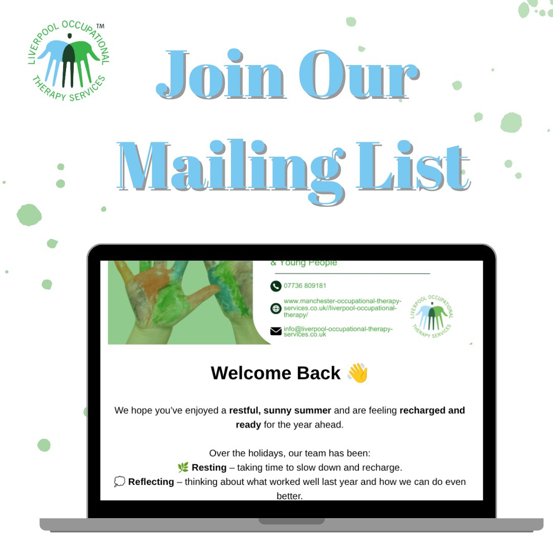 LpoolOT's tweet photo. Are you a professional working with children and young people? 

Our emails are designed to keep you informed, inspired, and supported – all in one place. Our next email newsletter will be sent in December.

📩 To never miss an update DM us your email address.

#LiverpoolOT https://t.co/eOzs01e322