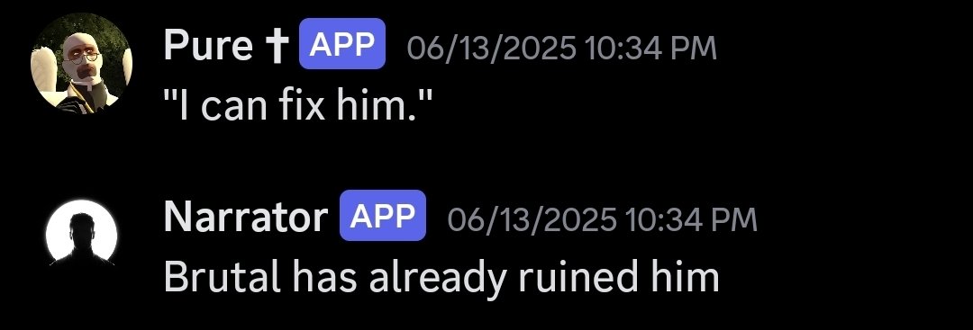 RainbowSorrow3's tweet image. I was looking through old servers and im giggling
.
.
.
.
.
.
.
.
.
#purebrutal #christianpurespy #christianbrutalsniper