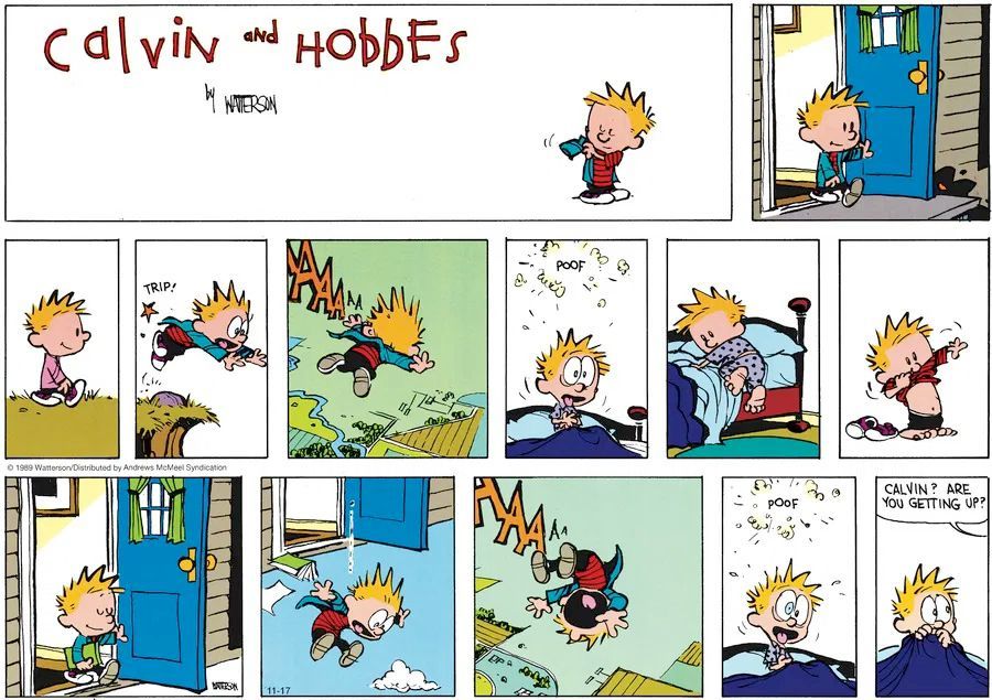 Calvinn_Hobbes's tweet photo. Definitely how my day has been going… #CalvinandHobbes #RoughDay https://t.co/AT9clSzVaA