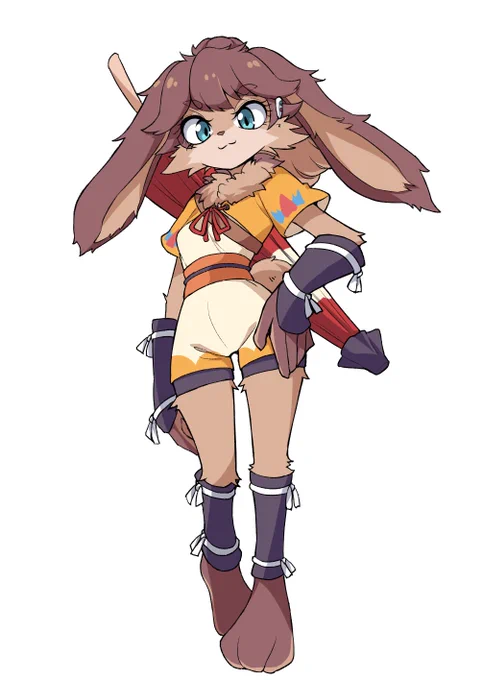 ←2年前の絵 現在の絵→ モフパワーが爆増している!