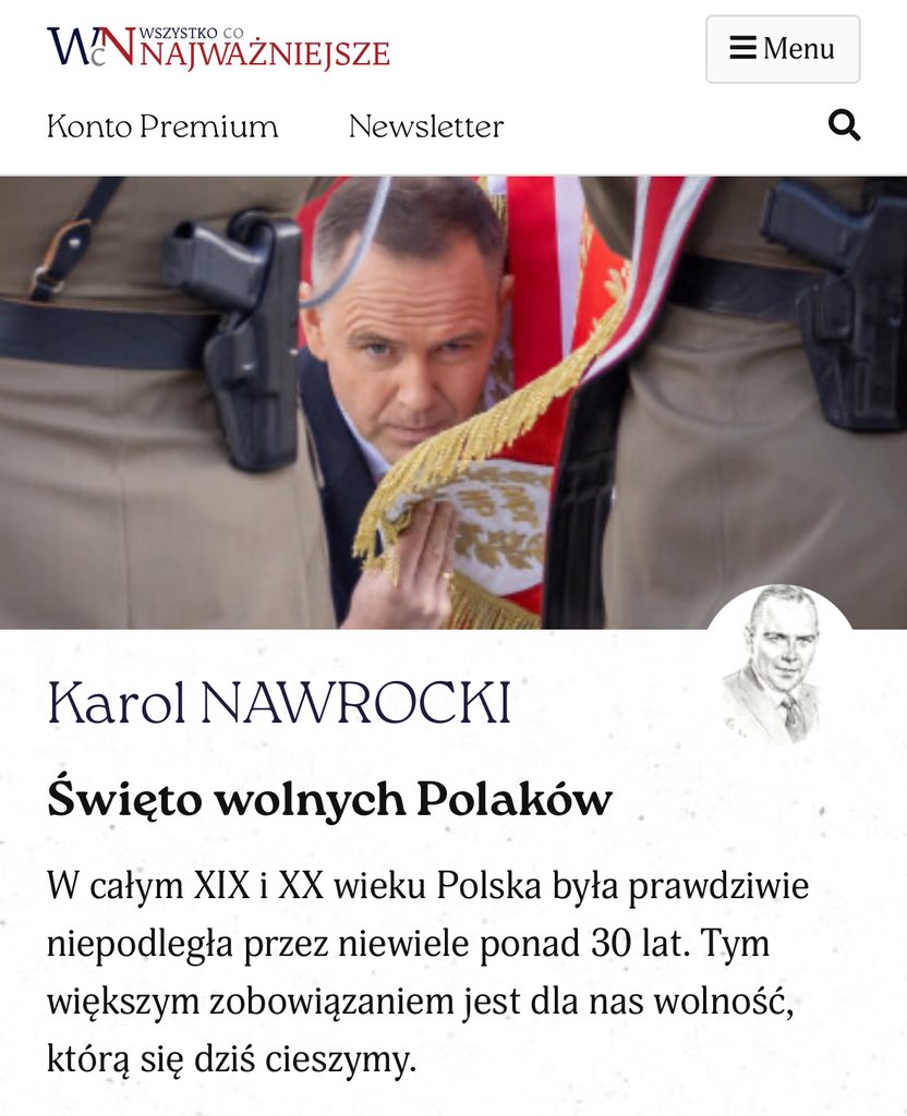 Najwazniejsze's tweet photo. 🇵🇱 #11listopada 🇵🇱

Tekst Prezydenta Karola NAWROCKIEGO publikujemy w jęz. 🇵🇱🇬🇧🇫🇷🇪🇸🇮🇹🇺🇦🇷🇺
@NawrockiKn 
@prezydentpl 

#OpowiadamyPolskęświatu

Warto przeczytać. Warto podać dalej. Także w wersjach językowych. LINK : https://t.co/GBGuccTECi https://t.co/2AKxxFeJlI
