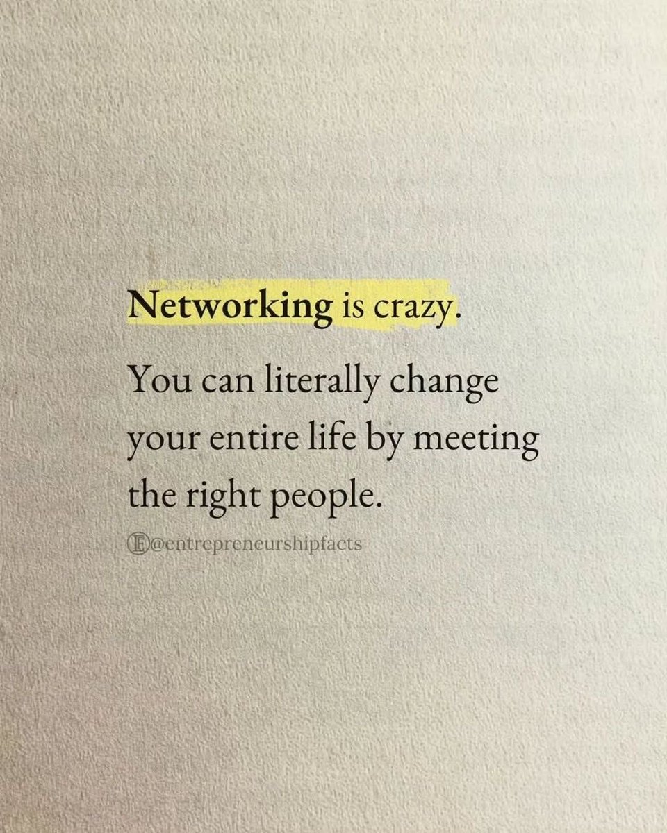 GM CT!

How to actually network in Web3 (without being a leech) ??? 

➤ Step 1: Stop chasing whales and founders.
They already have hundreds in their DMs …yes you’ll drown in the noise.

➤ Step 2: Look sideways, not up.
Find small creators building momentum in your lane.