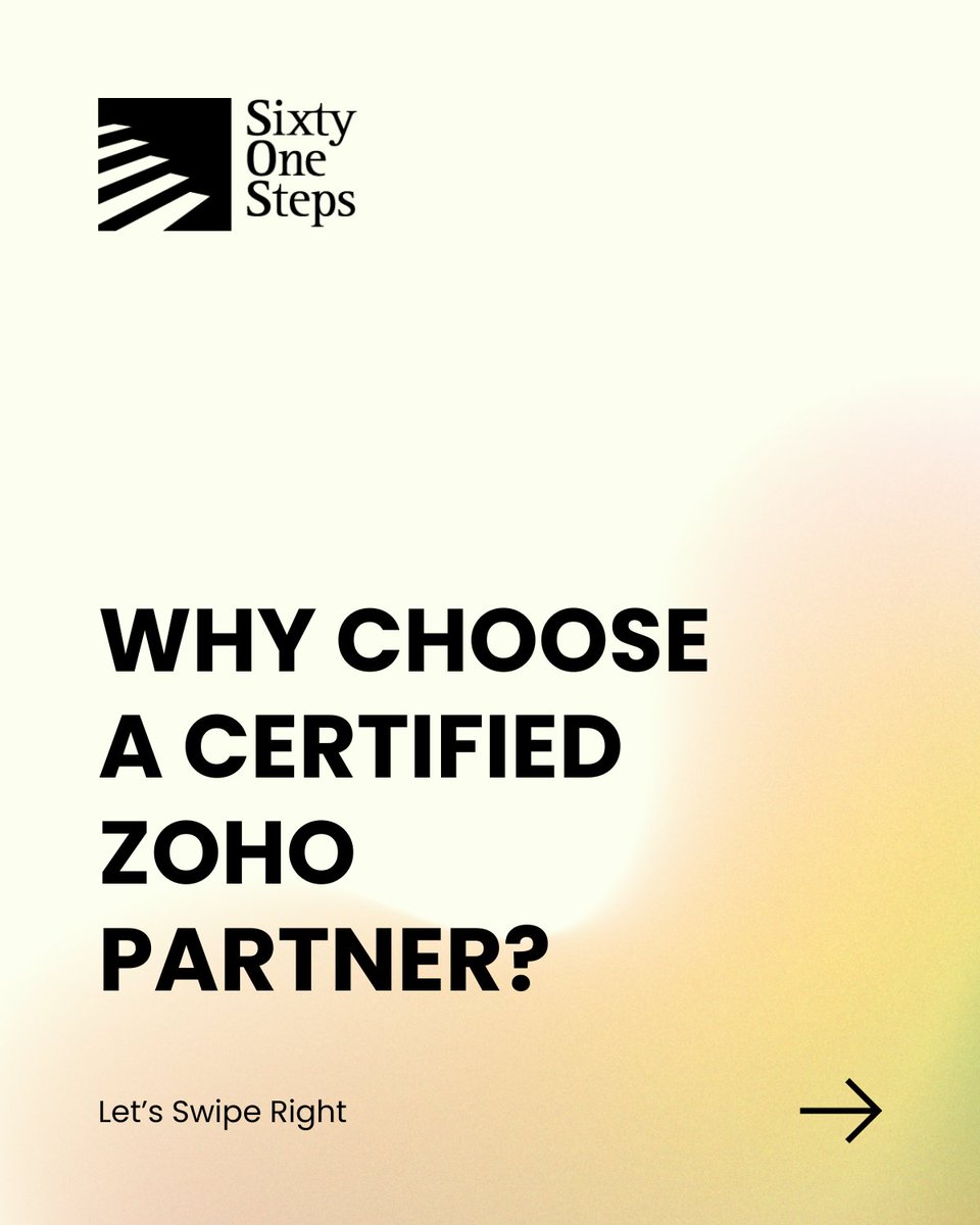 Sixty_One_Steps's tweet photo. If you're ready for a clean, seamless implementation…
Book a free consultation with Sixty One Steps.

https://t.co/74ktROiH90 

#Zoho #ZohoPartner #ZohoPeople #ZohoOne #HRTech #HRTransformation #DigitalTransformation https://t.co/cX20BOJGFR