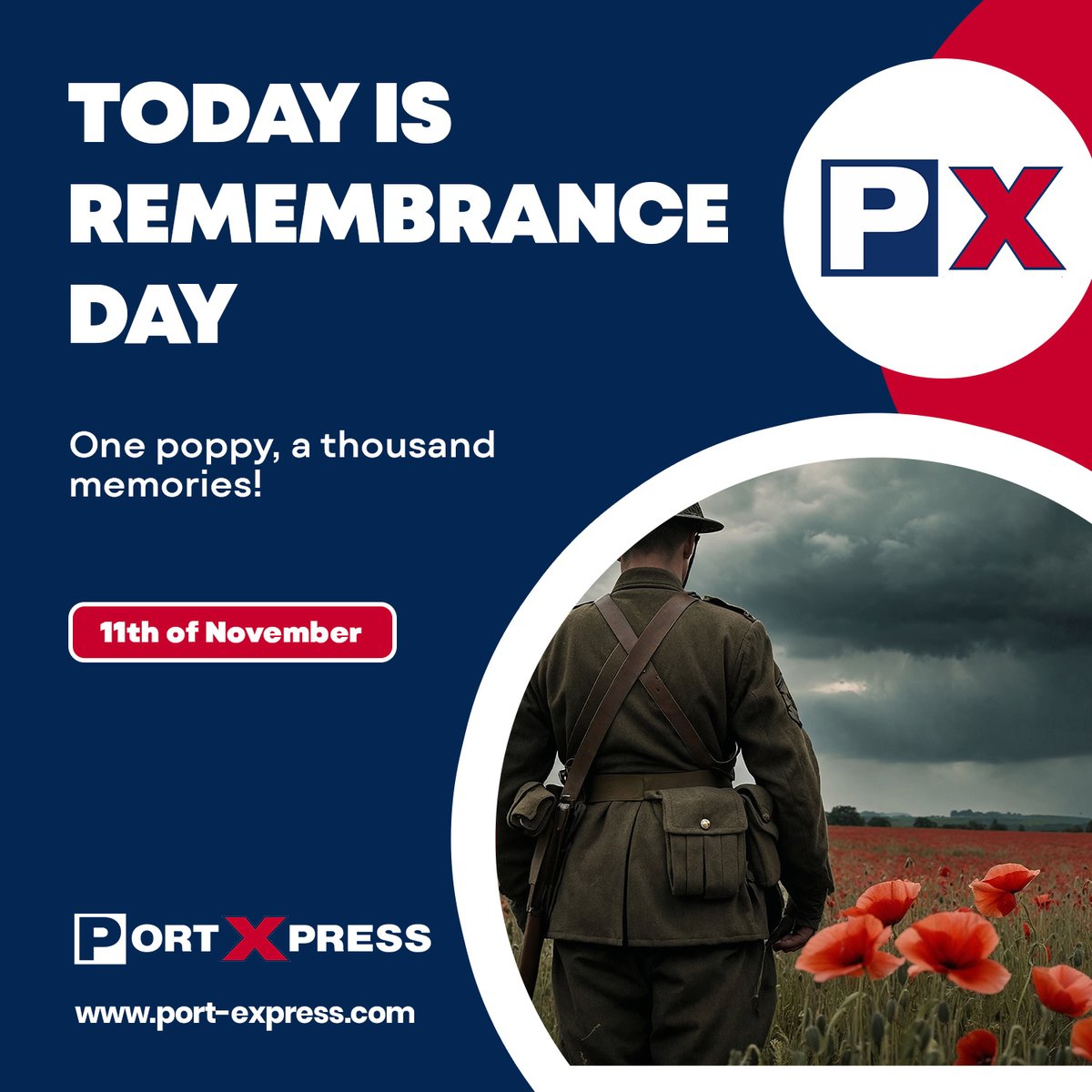 portexpress's tweet image. Today Is Remembrance Day - One poppy, a thousand memories!
port-express.com
#containertransport #freight #logistics #transport #Remembranceday