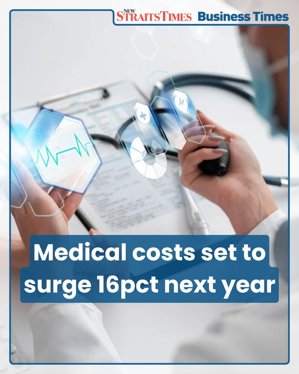 #NSTnation Medical inflation is expected to jump 16 per cent next year, driven by the brain drain of doctors and nurses and rising drug prices, according to MBSB Research.

Read more: bit.ly/4qOgig9