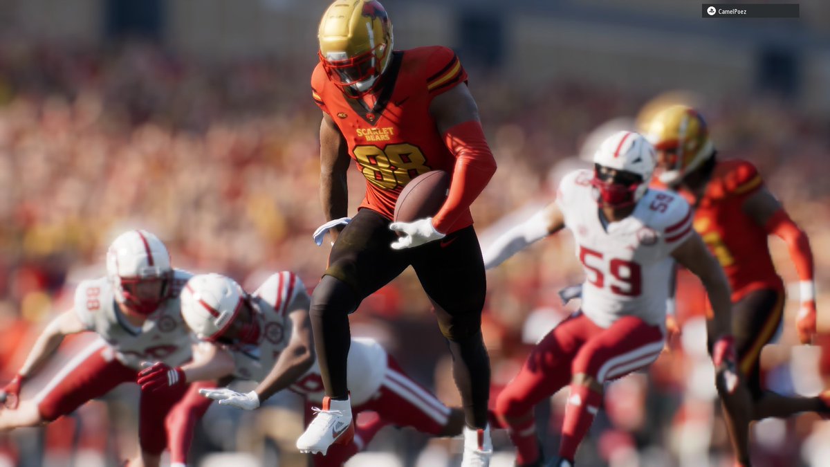 ScarBear_NECF26's tweet image. Defend the house in a home win against the Cornhuskers! 

Baker totals 332 yds and 3TDs, despite a terrible run game

The defense went lights out with 4 INTs and a Pick 6 by newcomer 99 SPD CB Obidegwu 

2-0

#NECFRECAP #FromFactoryToField