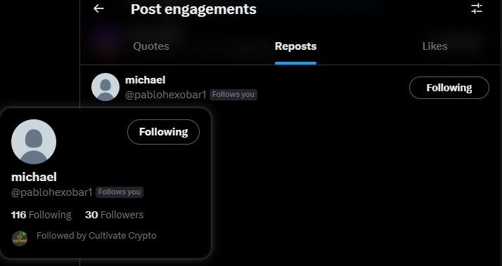FastAbdoul's tweet image. michael (@pablohexobar1) shared this with his his 30 followers.
This is a new official @RichardHeartWin TG room!
Do your part team!