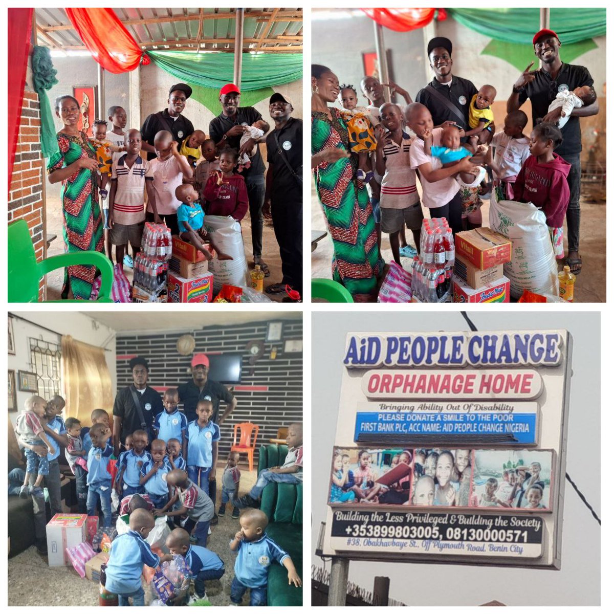 What an inspiring moment, marked by a profound sense of connection and hope...

During a recent visit to the AiD PEOPLE CHANGE Orphanage Home in Edo State, Nigeria, our dedicated representatives had the privilege of engaging with a group of remarkable children. This encounter was