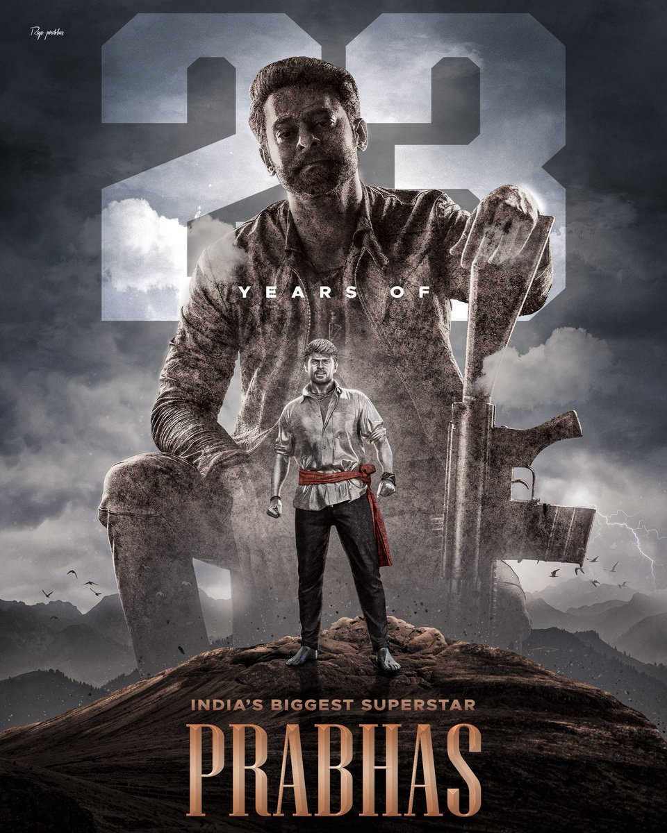 India's Biggest Superstar🔥
23 Years Of Rebel God Cinema
#Prabhas #23YearsOfRebelStarPrabhas