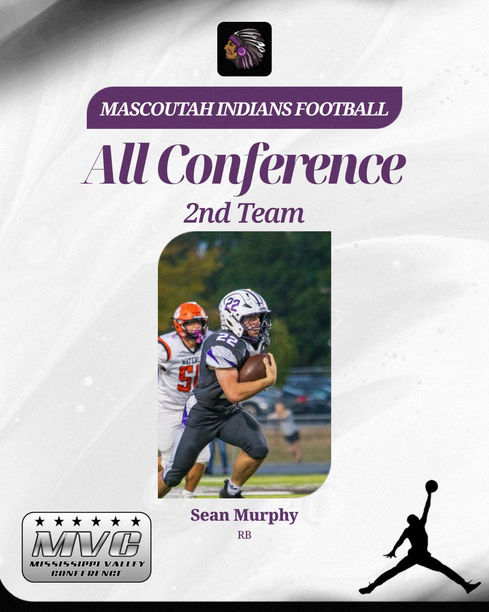 MHSIndianFB's tweet image. 2nd Team All Conference:

Nick Riess - OT
Andrew Reuting - OT
Sean Murphy - RB