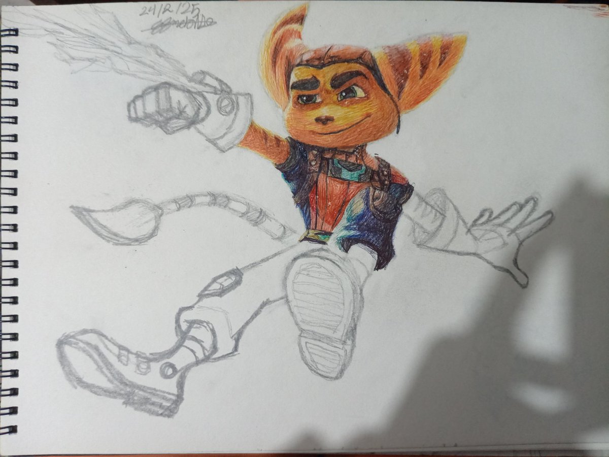 All made with a multicolour pen :D
It died, so I'm not finishing this
#ratchetandclank #ratchetyclank #ratchetandclankfanart #ratchetthelombax