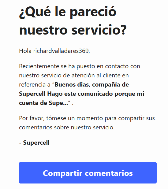 IntoBuzzness's tweet photo. I send a Form for the supercell to find a solution for returning my account, but the only messages I get were these, with no solution implied about my circunstance https://t.co/p1lP8nY25N