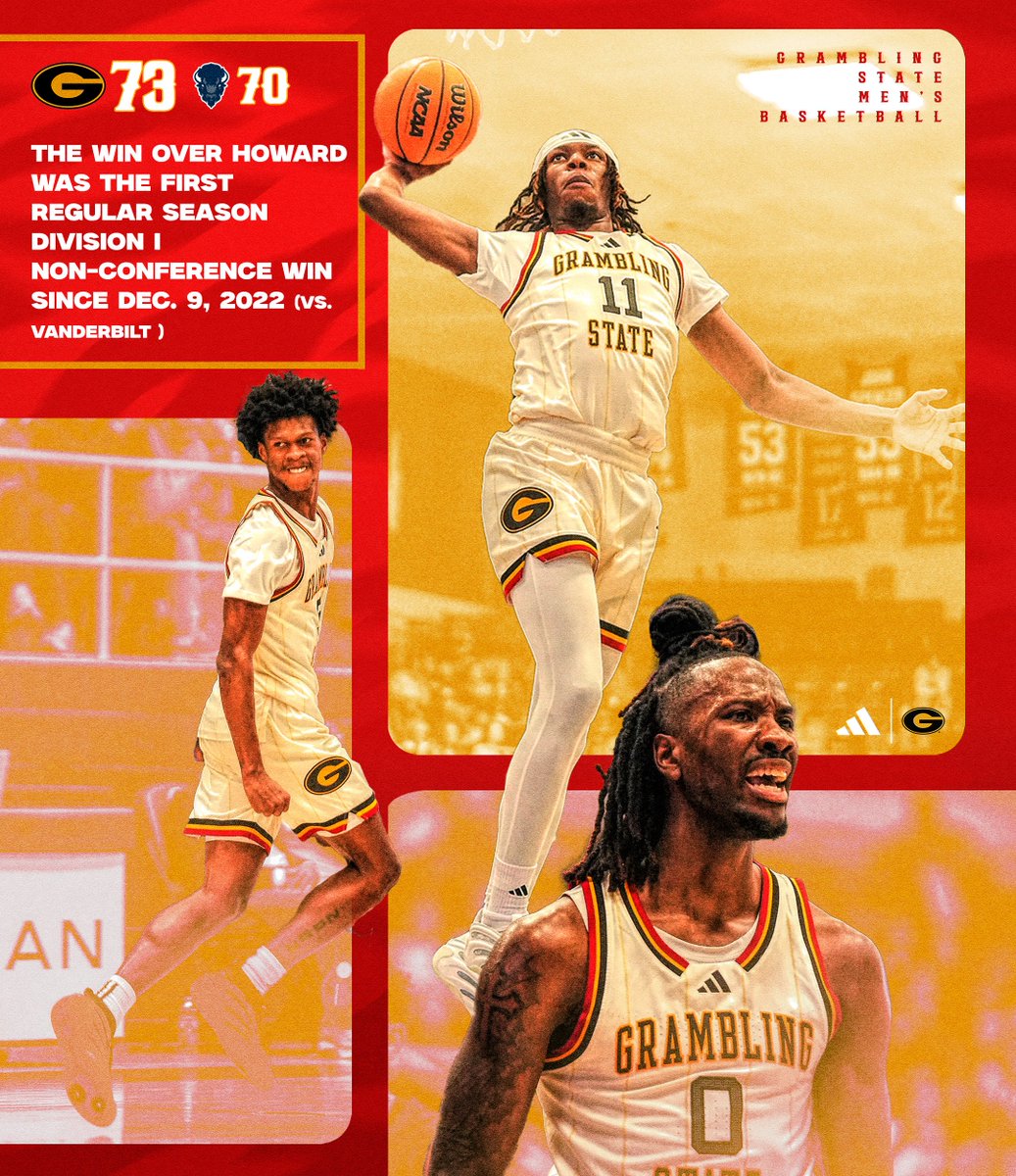 Sunday’s victory was big! 

GSU’s win over Howard was the Tigers’ first regular season victory over a non-conference Division I opponent since defeating Vanderbilt on Dec. 9, 2022.

#GramFam | #ThisIsTheG🐯