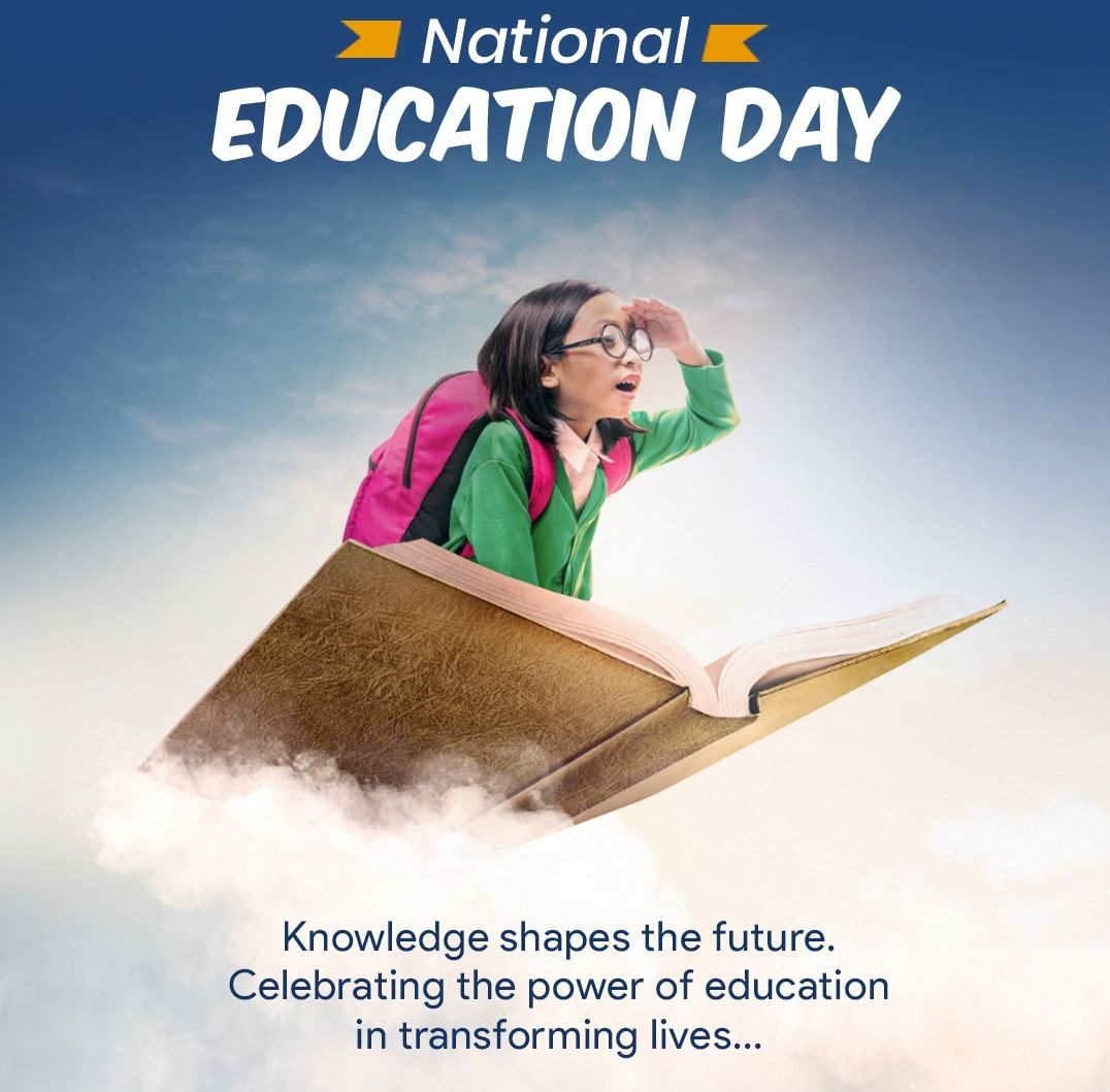 UdayKr_Bhumihar's tweet image. Knowledge lights the path to progress — Happy National Education Day!
#EducationForAll #LearningNeverStops #NationalEducationDay