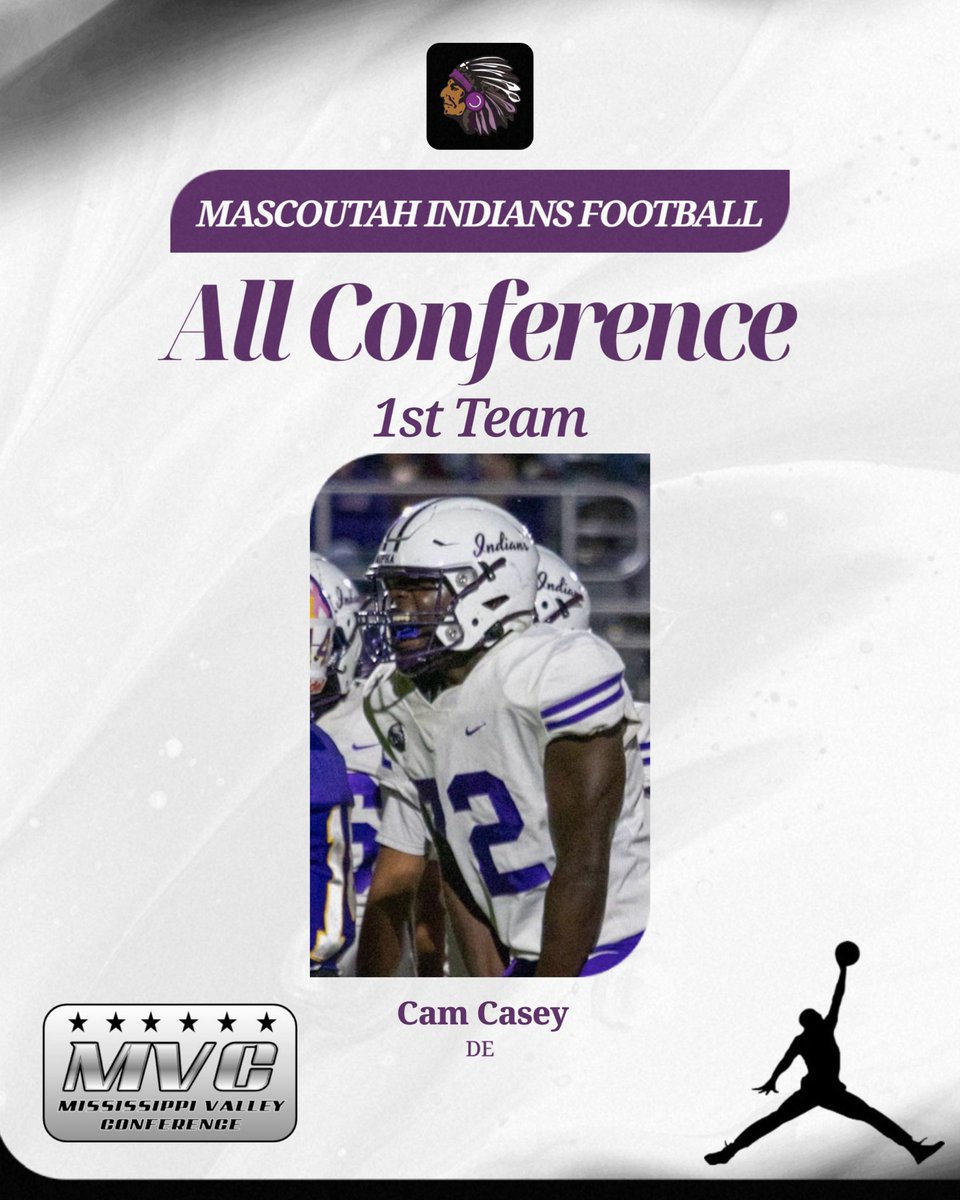 MHSIndianFB's tweet image. 1st Team All Conference:

Nygel Bowers - LB
Gavin Christ - K
Cam Casey - DE