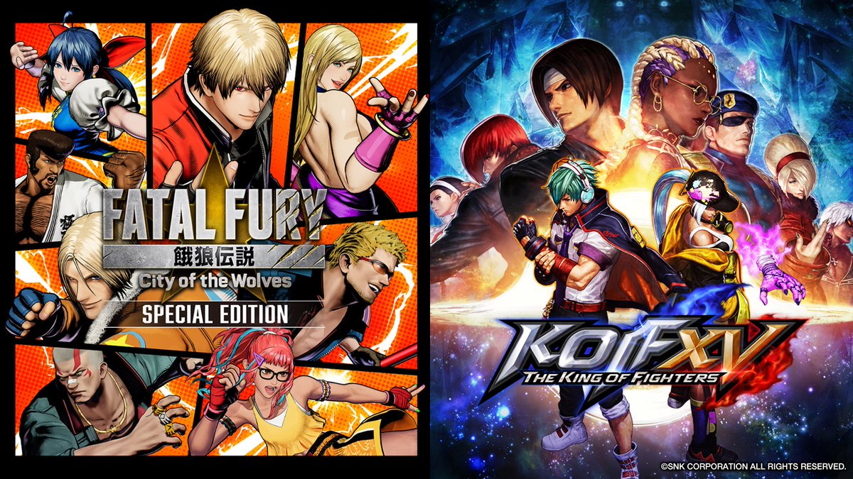 FATAL FURY: City of the Wolves × THE KING OF FIGHTERS XV Steam bundle is now available!

During the current sale, FATAL FURY: CotW is 60% OFF.
If you own #KOFXV, that discount jumps to 68% OFF!💥

📅 Sale Period: Nov 10, 10:00 AM – Nov 24, 10:00 AM (PST)
The bundle will remain
