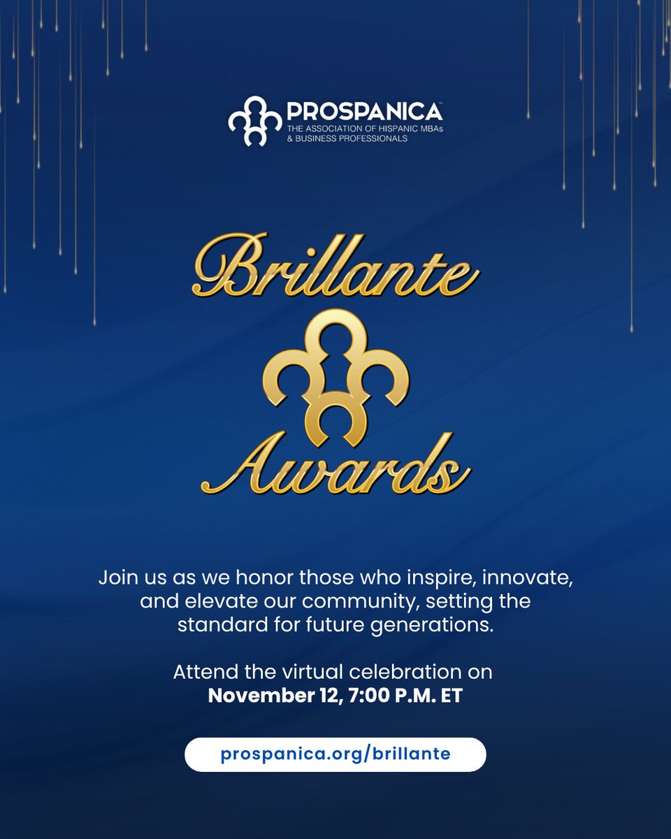 We’re thrilled to congratulate our next ⭐ Brillante Award winner Maria Castro, Founder &amp; CEO of #LovePurse and Regional External Affairs Manager at Comcast, as this year’s recipient of the 🏆 Community Service Excellence Award.
 
A lifelong advocate for empowerment through