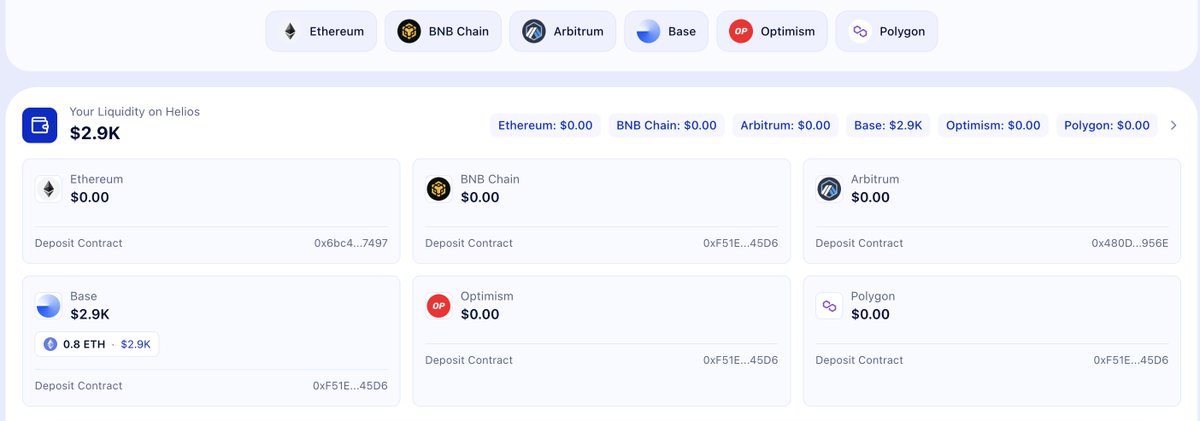 🚀 Helios the ETF-Native Layer 1 Beta Mainnet is LIVE! 📷Bridge your assets from 6 major chains and unlock a juicy 20% base APY in $HLS. Deposit now and start stacking rewards: app.helioschain.network/?code=OLYMPUS-… 📷 #HeliosChain #ETF #Layer1