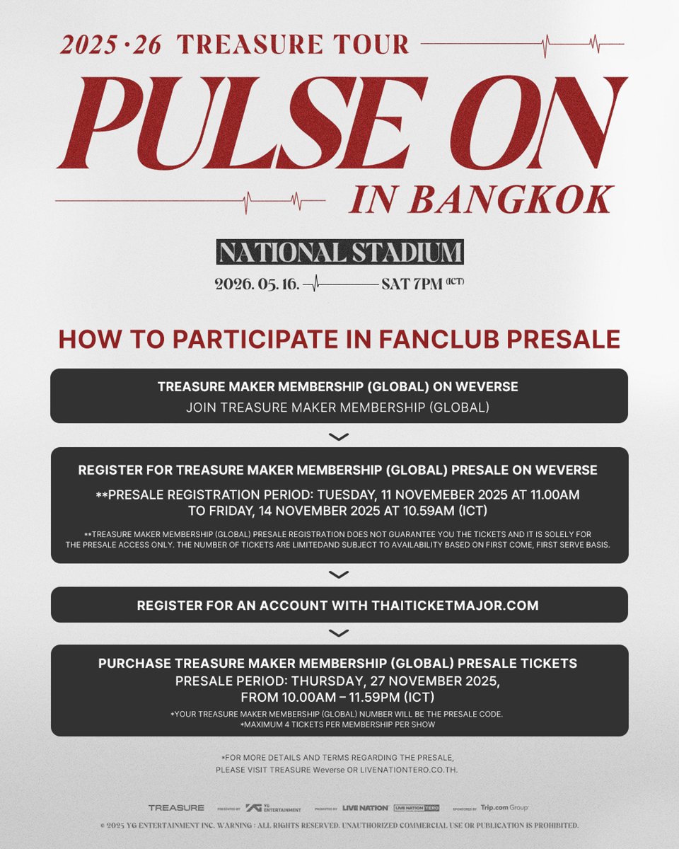 livenationth's tweet image. (2/3)
#TREASURE
#트레저
#PULSE_ON
#TOUR
#BANGKOK
#PULSE_ON_IN_BANGKOK
#YG
#LiveNationTero