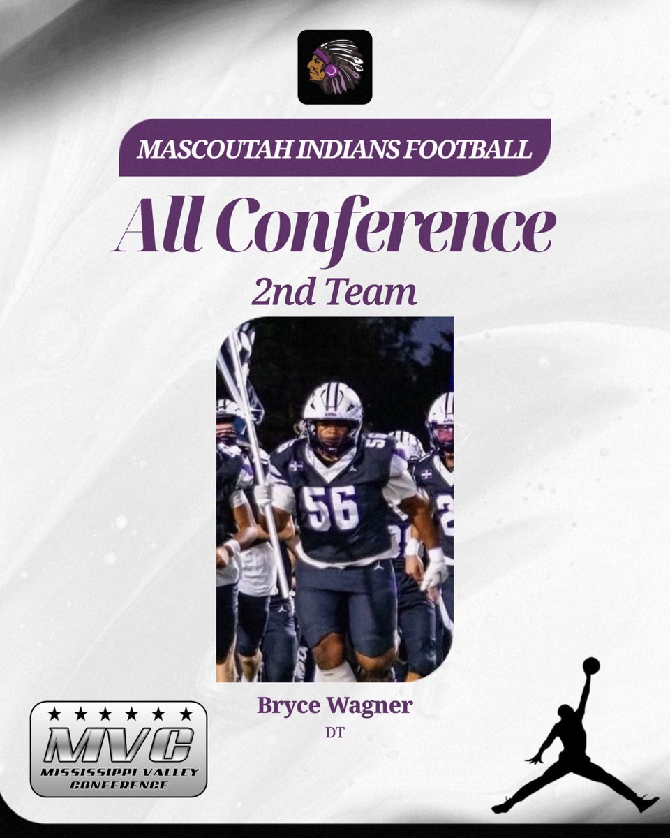 MHSIndianFB's tweet image. 2nd Team All Conference:

Bryce Wagner - DT
Riley Royer - LB
Camren Reed - CB
Brody Medvick - S