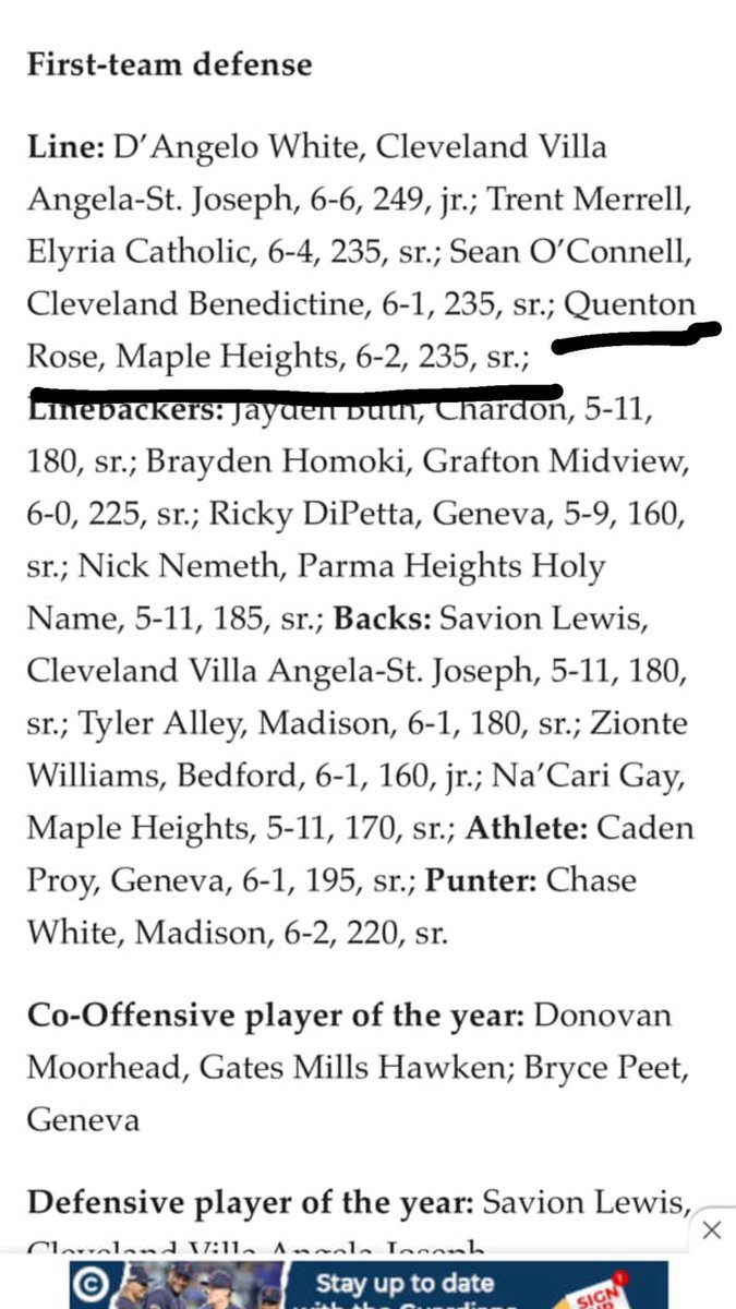 Blessed to be First team all District !
70-Total tackles 
30-TFL
8-Sacks  
1-INT
2-forced fumbles 
1-fumble recovery 
<a href="/CoachDarden34/">Coach Brian Darden</a> <a href="/CoachShaqWash/">Shaq Washington🏁</a>