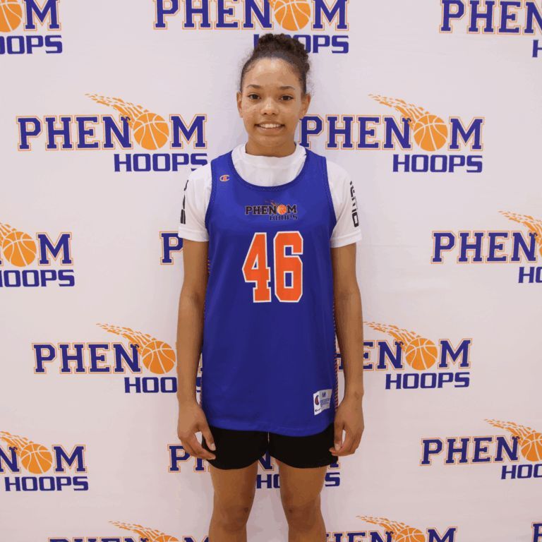Lady Sophomore 40 Camp Evaluations 
#LadyPhenom 

#46: 5’8 ’28 Eva Matthews (North Mecklenburg)
She’s scrappy, unselfish, and provides a positive presence on both ends of the floor. Matthews highlighted a fairly well-rounded skillset with the ability to defend, rebound, and score