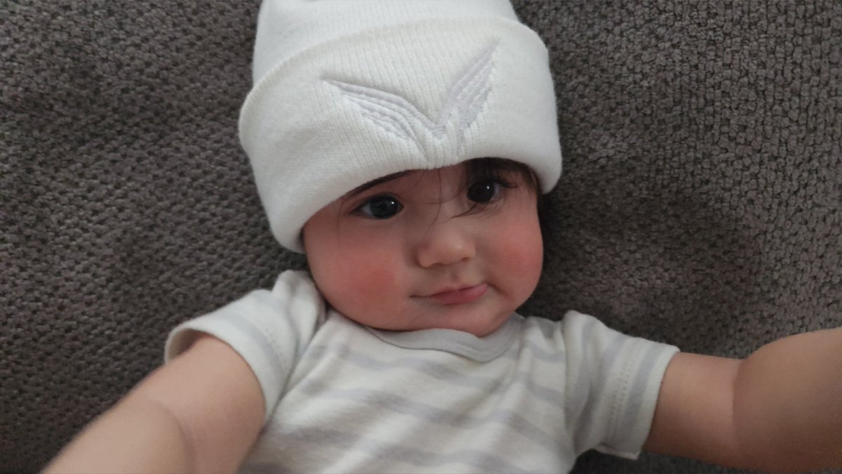 OohhKinoe's tweet photo. The baby wants you to go support @MatriarchGG He said he's staying warm this winter and you should too with a beanie or hoodie. https://t.co/6Ul8SzxqJ2