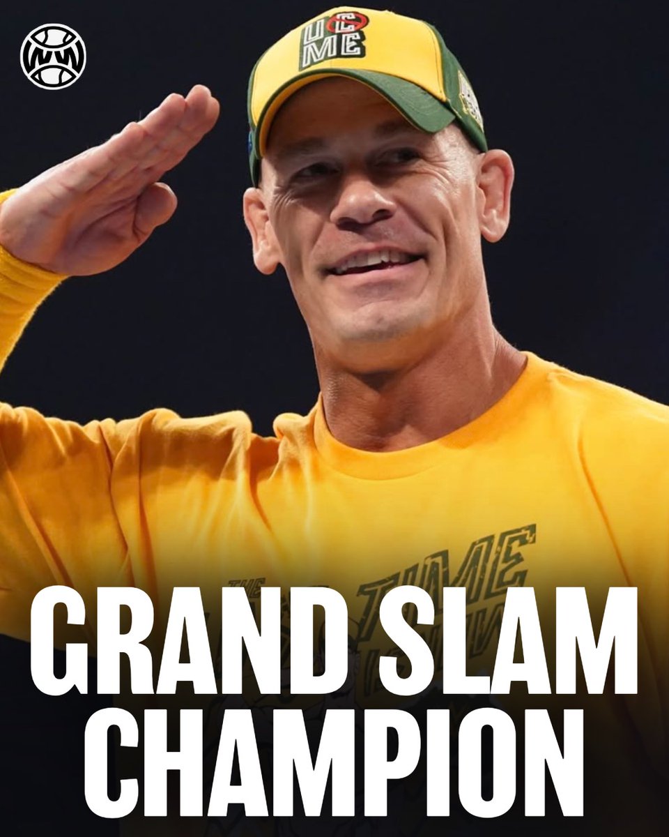 John Cena is a GRAND SLAM CHAMPION 🏆

He wins his first intercontinental title