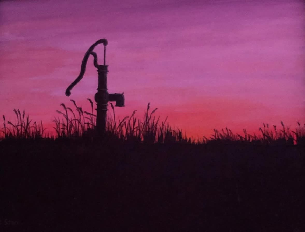 MattStarrFineA1's tweet image. This is my acrylic silhouette painting of a water pump on a farm during sunrise. fineartamerica.com/featured/sunri… 

#mattstarrfineart #art #paintings #artistic #artwork  #tshirts #clothing #homedecor #pump #pumps #waterpump #sunrise #sunset #farm #farms #farmers #ranch